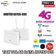 Huawei B315 B315s-936 Modified Cpe Router 4g Lte Modem Unlimited Hotspot Wifi Tethering Unlocked NEW