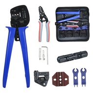 MC4-A2546B-4 Crimping Tool Kit Crimper + Cutter + Stripper Plier Set for Terminal Crimping Pliers El