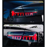 Audi A6 2012 2013 2014 2015 C7 S6 rear led tail lamp fog light taillamp taillight bodykit body kit