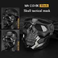 Motorcycle Mask Airsoft Gun Paintball Mask Full Face Skull Skull Model - MA-110