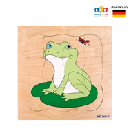 จิ๊กซอว์วัฏจักร: วงจรชีวิตของกบน้อย (Multilayer Puzzles : Grow Up Frog)  [Beleduc]