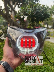 REFLEKTOR LAMPU DEPAN BILED JUPITER MX NEW 135 BILED PROJIE LED