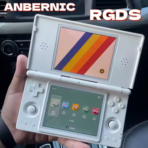 ANBERNIC RG DS Handheld Game Console 4" IPS Multi-touch Screen 64-bit Android 14 Dual-screen Flip Vi