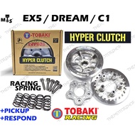 👍TOBAKI HyperClutch EX5 HP/Dream/Wave100/MR100/Class1 5 Springs Racing Clutch SET Hyper Clutch Racin