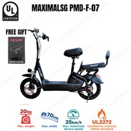 ♕ PMD-F-07 ♕ UL2272 Certified ♕ Local Seller ♕ Electric Scooter ♕ LTA Compliance ♕ MaximalSG ♕ PMD7