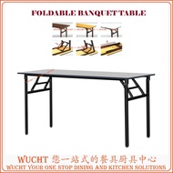 【WUCHT】4 FEET FOLDING BANQUET TABLE 4feet FOLDABLE BANQUET TABLE Folding Computer Desk Writing Home 