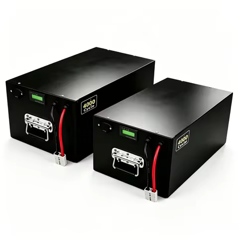 48V LiFePO4 Battery 50Ah-800Ah, Built-in Smart BMS Deep Cycle Rechargeable Lithium Battery For 4KW/9