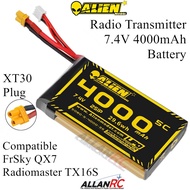 ⭐️Very worthwhile⭐️ ❣Alienmode 2S 4000mah 5c 7.4V Lipo Battery with XT30 Plug Compatible for FrSky Q