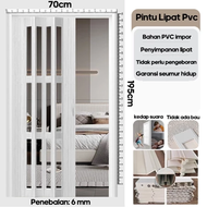 Pintu lipat pvc geser Folding Door Pintu Lipat PVC pintu lipat pvc geser pintu kamar tidur pintu kam