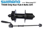 Shimano TOURNEY ดุม TX506 32H 6กลอนเบรคฟรีฮับจักรยานสีดำ8S 9S 10S MTB