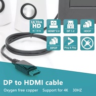 DP to HD Cable 4K Support Length 1.8M/3M For Clear Images Use With Screen