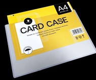 Cardcase เกรดพรีเมียม* แฟ้มเก็บเอกสาร ซองพลาสติกแข็ง ซองเอกสาร A3 A4 วัสดุ PVC 350 mic แข็งแรง ใสกิ๊ง card case