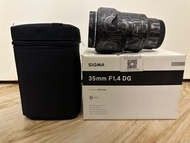 Sigma 35mm F1.4 DG Art 鏡 Sony e mount 有盒有袋齊說明書全齊