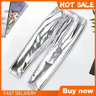 KDCOD* Comfortable Children Trousers Boys Straight Leg Pants Shiny Performance Pants for Kids Elasti