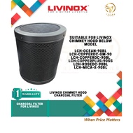 LIVINOX CHIMNEY HOOD HONEYCOMB CARBON FILTER CH011 FOR MODEL (COPPERDC-GM, COPPERDC, COPPERPLUS, ROS