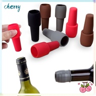 CHERRY Wine Bottle Stopper, Silicone Reusable Red Wine Sealer, Convenient Wine Tools Sparkling Wine 