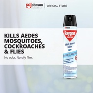 Baygon Multi-Insect Killer Waterbased Aerosol Spray - Aedes Mosquito, Cockroach, Flies (600ml)