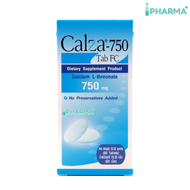 Lot ใหม่ หมดอายุ 06/2026 CalZa แคลซ่า แคลเซียม แอล- ทรีโอเนต 750 mg.ชนิดเม็ด 60 เม็ด [IIPP]