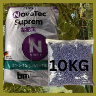 10KG BAJA SUBUR NOVATEC SUPREME 21-5-10-3+6s+TE PEMBAJAAN ANAK POKOK JADI SUBUR BAJA SUBUR