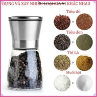 CONVENIENT HANDHELD PEPPER GRINDER, MULTI-FUNCTIONAL SPICE GRINDER, Suitable for Grinding Salt Peppe