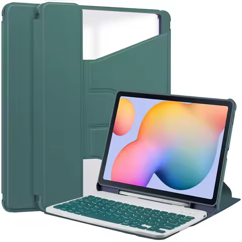 Leather Cover For Samsung Galaxy Tab S6 Lite 2024 SM-P620 P625 P627 P613 P619 P610 P615 Tablet Trans