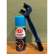 STP motorcycle spray chain lube chain cleaner spray chain cleaner chain brush towel