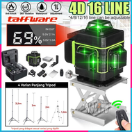 COD Taffware Hilda Mesin Self Leveling 16 Line Laser 4D Remote laser alat tukang bangunan 4d 16 line