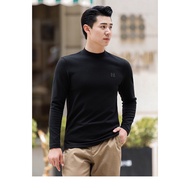 Men's 3-inch N-neck thermal shirt made of high-quality felt, beautiful, super warm, available in siz