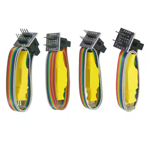 Test Clip SOIC8 SOP8 Probe Line For EEPROM 93CXX/25CXX/24CXX circuit programming on USB Programmer T