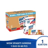 (1 BOX) WOW SPAGETI Instant Paste FRIED SPAGETI Flavor contains 60 pcs