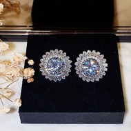 Party Earrings Silver925 S925 Classic Simple Round Stud Earring Fliz AS20111 Et2K