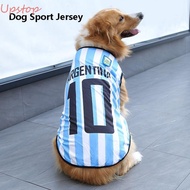 UPSTOP Dog Vest, Medium Breathable Dog Sport Jersey, Spring 4XL/5XL/6XL Large Stripe Pet Clothes Apparel