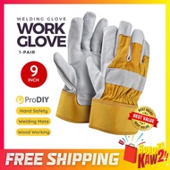 PRODIY 9" Work Glove Safety Glove Safety Work Welding Glove Sarung Tangan Welding Sarung Tangan Kerj