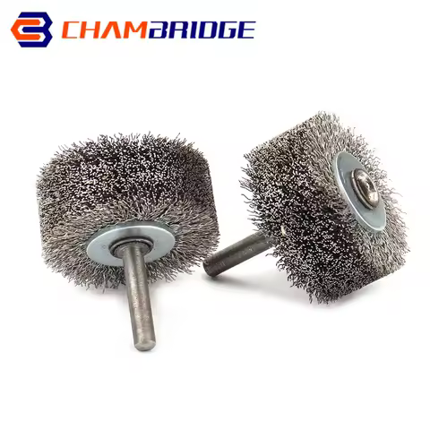 50mm Steel Wire Wheel Brush 1/4" Shank Dremel Rotary Tool for Mini Drill Dremel Metal Rust Removal P