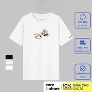 COD (Delivery in 24 hours)MIEMIE. 100% Care cotton t-shirt & Share watch movies together Coolmate