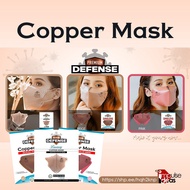 ❣✻✹Premium Defense Copper Mask (Beige/Pink) color