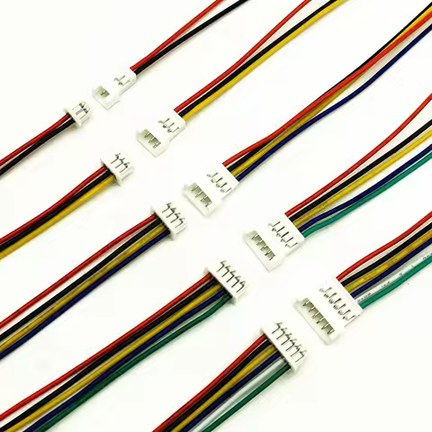 5Pairs JST 1.25 Male Female Wire Connector Pitch 1.25mm 2P 3P 4P 5P 6P MX 1.25 JST Plug Jack Termina