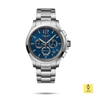 LONGINES Watch L3.727.4.96.6 L37274966 / Conquest V.H.P. VHP / Quartz / Chronograph / 44mm / SS Brac