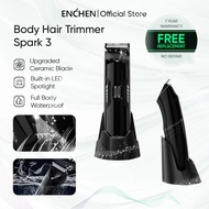 Enchen Spark 3 Pemangkas Elektrik Rambut Badan Body Hair Trimmer Epilator For Men Women 100% Waterpr