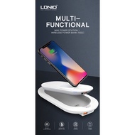 LDNIO PW1003 10000mAh Wireless charger USB Li-Polymer Slim Powerbank with output port For All Mobile Phone