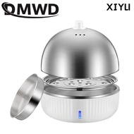 DMWD Household Electric Egg Steamer Boiler Stainless Steel Automatic Multi Food Cooker 7 Eggs Egg Custard Steaming Cooker 220V