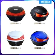 [Etekaxa] Motorcycle Trunk, Motorcycle Tail Storage Box, Electric Trunk for