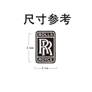 Hot Sale [Shop Hot Sale] Suitable for Rolls-Royce LOGO LOGO Sticker Hot Sale RR Car Decoration Stick