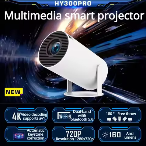 New Model Home Theater Outdoor Portable Projector High-Definition Portable Smart Projector 1280*720P