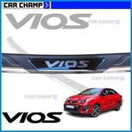 ☘️ ☎ ◀ ALL NEW Toyota Vios 2019 to 2025 OEM Rear Stepsill Rear Bumper Guard Step Sill Thailand Qual