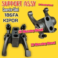 186fa support rocker arm assy pelatuk piano komplit mesin genset silent kama kipor yanmar krisbow 186 fa