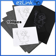 100 Sheets Club Carbon Paper Black/Blue Copy Paper Film Carbon For Copying