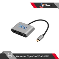 DAC Type C to VGA Converter/HDMI
