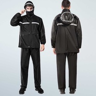 Motorcycle Head Visor Protective Raincoat Pole Suit Raincoat Shirt Pants Raincoat Reflective Strip