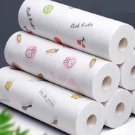 50pcs/roll Kitchen Tissue Tisu Dapur Disposable Cloth Paper Towel Non Woven Dish Towel Reusable Wash